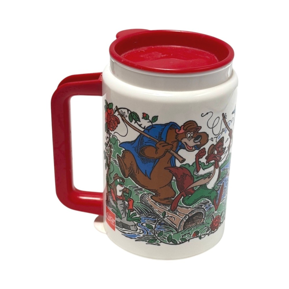 Disney Travel Mug Dixie Landings Resort Splash Mountain Plastic Vintage 1992